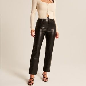Abercrombie Vegan Leather Pants